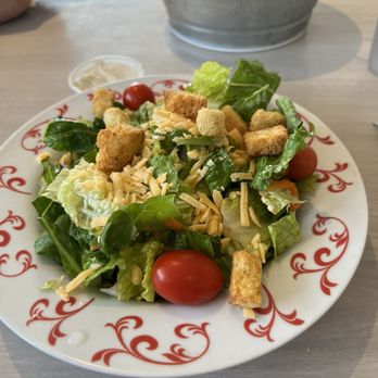 Fanny's Restaurant - The salad was delicious! Very generous and and so many toppings. Yummy, a plus they had bleu cheese - American Near Me - Marysville, Washington