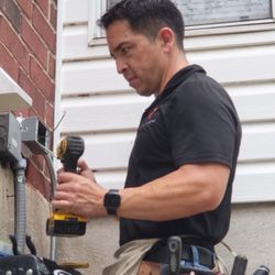 Finlee Electric - Replacing a rusted out plug with a new outdoor rated junction box and a weather resistant receptacle as well as a weatherproof cover.