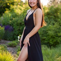 Glazed In Glow Mobile Airbrush Tanning - Client at her prom!