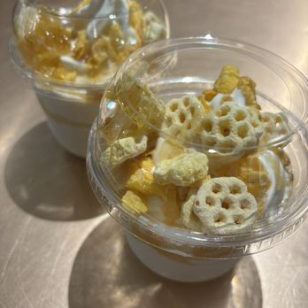 Happies Hand Made - Two delicious honeycomb soft serves - Chicken Shop Near Me - Los Angeles, California Happies Hand Made - Two delicious honeycomb soft serves - Chicken Shop Near Me - Los Angeles, California