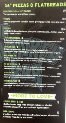 Menu photo 2 The Monkey Bar Marysville, WA