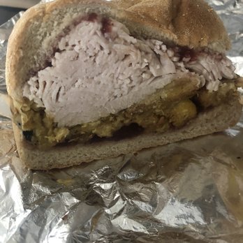 Evan's Deli - a turkey sandwich on a piece of tin foil - Delis Near Me - Marblehead, Massachusetts Evan's Deli - a turkey sandwich on a piece of tin foil - Delis Near Me - Marblehead, Massachusetts
