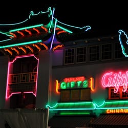 Neon Cruise Bus Tour - Neon in China Town.