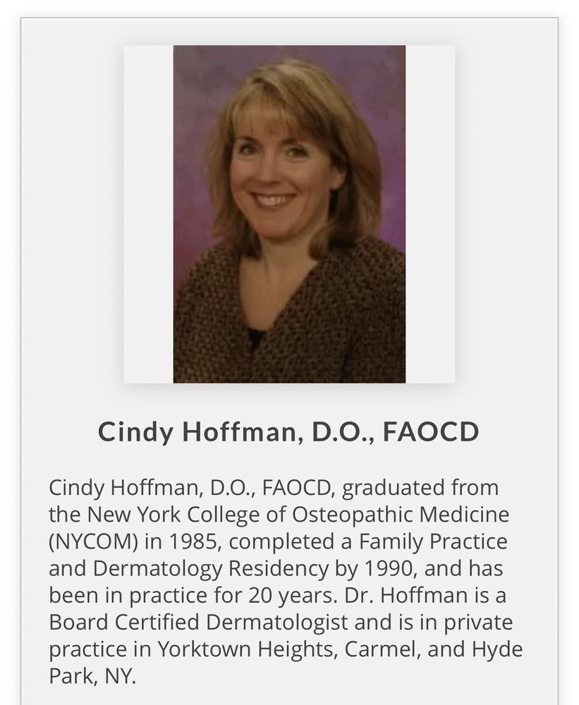 CINDY HOFFMAN MD Updated August 2024 13 Reviews 2050 Saw Mill River Rd, Yorktown Heights
