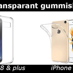 Mobilkoden - Ett skal i TPU (Genomskinligt / Klart gummi) endast 0.3mm tunt.