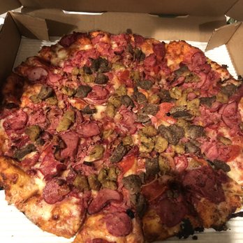Dean-O's Pizza - Supposedly a gigantic TRex pizza $26+ tax not worth that price. - Pizza Near Me - Lafayette, Louisiana Dean-O's Pizza - Supposedly a gigantic TRex pizza $26+ tax not worth that price. - Pizza Near Me - Lafayette, Louisiana