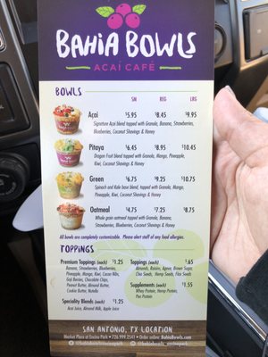 Menu photo 8 Bahia Bowls San Antonio, TX Menu photo 8 Bahia Bowls San Antonio, TX