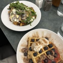 Living Sky Cafe - Flambe and poutine
