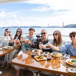 Live It Up Charter - Bubbles & Brunch on the Bay. Perfect for summer mornings!