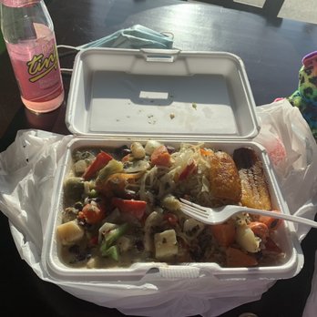 Jamaican Breeze - Veggie stew with Rice and beans And my favorite drink pink Ting - Caribbean Near Me - Indianapolis, Indiana Jamaican Breeze - Veggie stew with Rice and beans And my favorite drink pink Ting - Caribbean Near Me - Indianapolis, Indiana