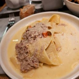 Tagliatelle al Ragù di Vitello. Overcooked pasta, watery sauce, stringy meat. Terrible. $32 Tagliatelle al Ragù di Vitello. Overcooked pasta, watery sauce, stringy meat. Terrible. $32