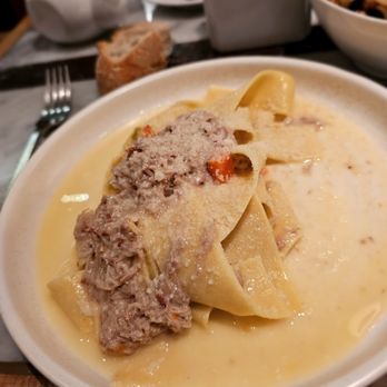 Bar Milano - Tagliatelle al Ragù di Vitello. Overcooked pasta, watery sauce, stringy meat. Terrible. $32 - Italian Near Me - New York, New York Bar Milano - Tagliatelle al Ragù di Vitello. Overcooked pasta, watery sauce, stringy meat. Terrible. $32 - Italian Near Me - New York, New York
