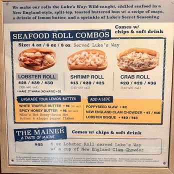 Luke's Lobster - Seafood roll combos - Seafood Near Me - New York, New York Luke's Lobster - Seafood roll combos - Seafood Near Me - New York, New York