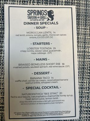 Springs Tavern and Grill by null