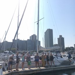 Sailing for Corey's bachelorette party Sailing for Corey's bachelorette party