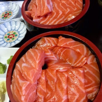 Musashi's - Salmon Chirasha bowls yum - Sushi Bars Near Me - Seattle, Washington