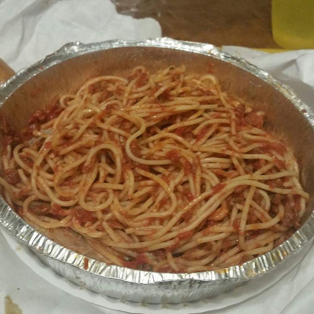 La Casa Bella - Spaghetti with meat sauce. - Italian Near Me - Brooklyn, New York La Casa Bella - Spaghetti with meat sauce. - Italian Near Me - Brooklyn, New York