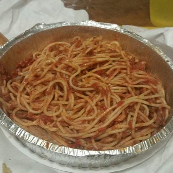 La Casa Bella - Spaghetti with meat sauce. - Italian Near Me - Brooklyn, New York La Casa Bella - Spaghetti with meat sauce. - Italian Near Me - Brooklyn, New York
