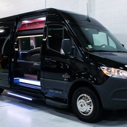 Star Limousine - Our Mercedes-Benz Sprinter with limousine interior.