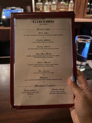 Menu photo 1 The Gibson Room Miami, FL Menu photo 1 The Gibson Room Miami, FL