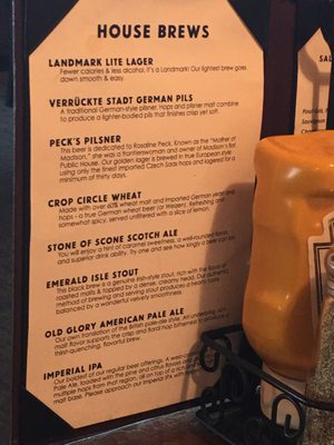 Menu photo 8 Great Dane Pub & Brewing Co Madison, WI Menu photo 8 Great Dane Pub & Brewing Co Madison, WI