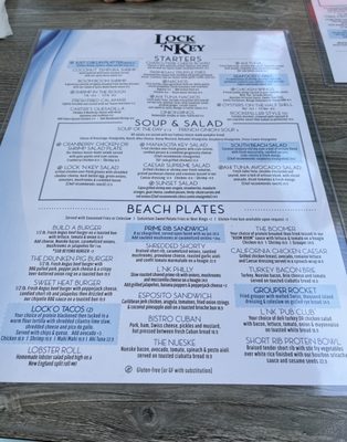 Menu photo 1 Lock 'N Key Restaurant Englewood, FL Menu photo 1 Lock 'N Key Restaurant Englewood, FL