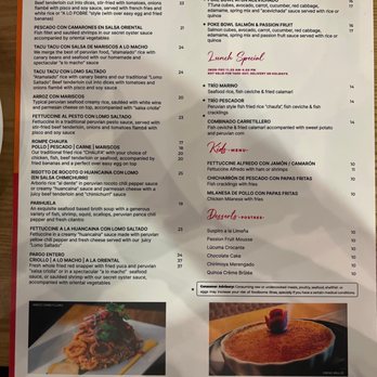 Embarcadero 41 - Menu - Peruvian Near Me - Sunrise, Florida Embarcadero 41 - Menu - Peruvian Near Me - Sunrise, Florida