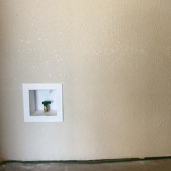 Antonio Drywall Repair & Texture - After. Still wet