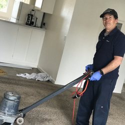Harris Carpet Cleaning - He is a hard worker and always wearing a smile!