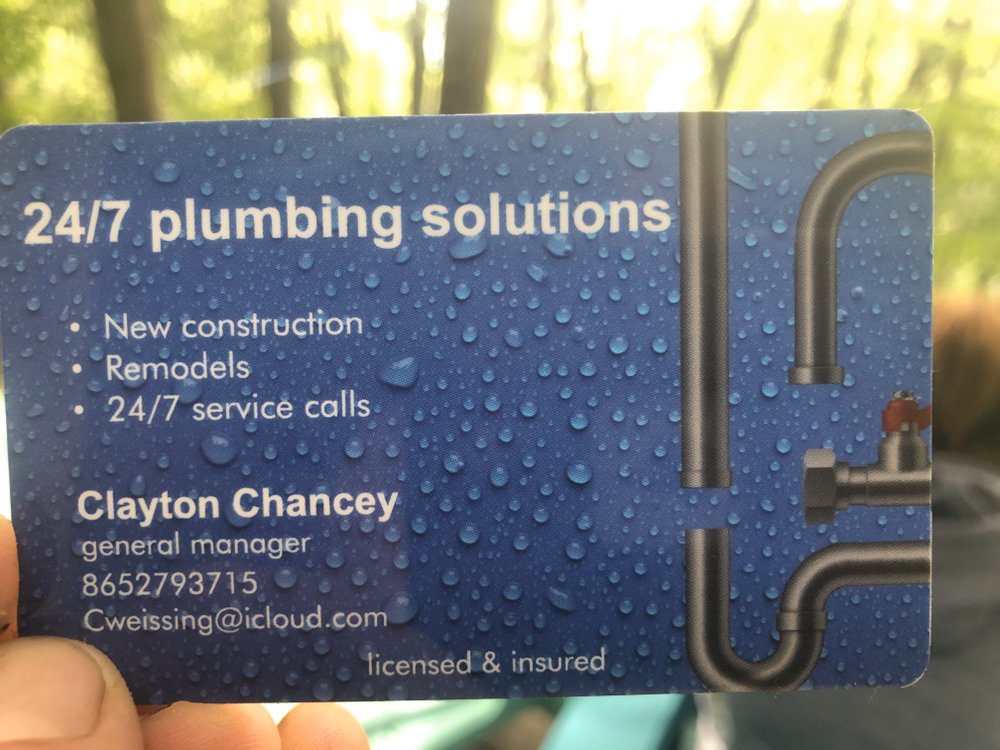 Slide of 24/7 plumbing solutions