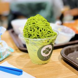 Matcha Ren - Matcha Mont blanc soft serve