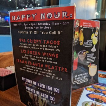 MasFajitas Mexican Restaurant - Happy Hour Menu - Mexican Near Me - Taylor, Texas