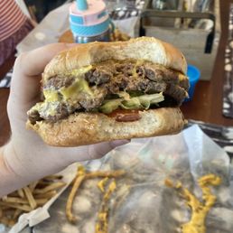 Double cheeseburger Double cheeseburger