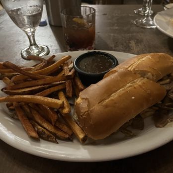 The Twisted Cork Cafe - Godfather lamb sandwich with duck fat frites. - Cafes Near Me - Charlotte Amalie, Virgin Islands The Twisted Cork Cafe - Godfather lamb sandwich with duck fat frites. - Cafes Near Me - Charlotte Amalie, Virgin Islands