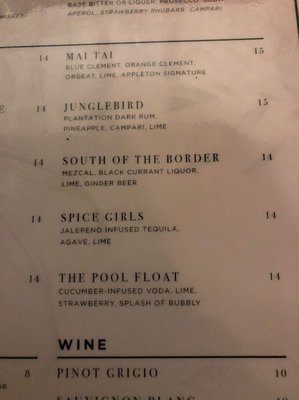 Menu photo 6 Hidden Lane Bar New York, NY
