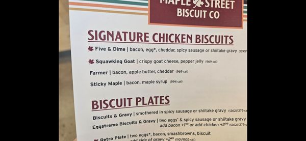 Menu photo 2 Maple Street Biscuit Company Florence, KY Menu photo 2 Maple Street Biscuit Company Florence, KY