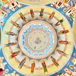 Saint Nectarios National Shrine - The dome of the church