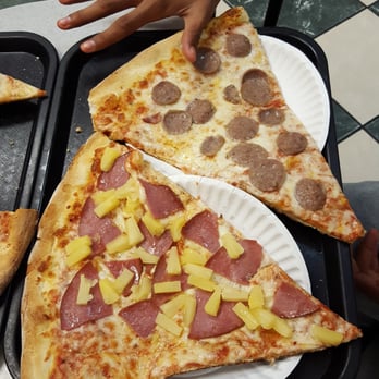 Devil's Pizzeria  - Monster slices people! And they are good  too... - Pizza Near Me - Durham, North Carolina