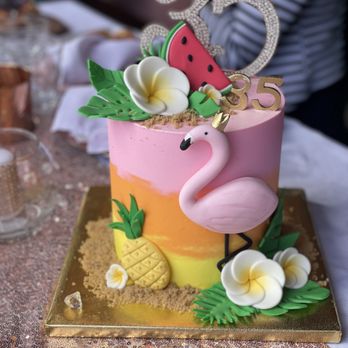 Flamingo Deck - My Cake!! - New American Near Me - San Diego, California
