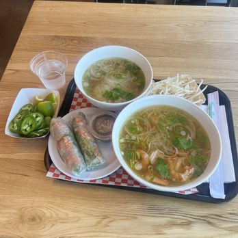 Saigon Eatery - Shrimp pho shrimp spring rolls. Extra noodle. - Noodles Near Me - Torrance, California Saigon Eatery - Shrimp pho shrimp spring rolls. Extra noodle. - Noodles Near Me - Torrance, California