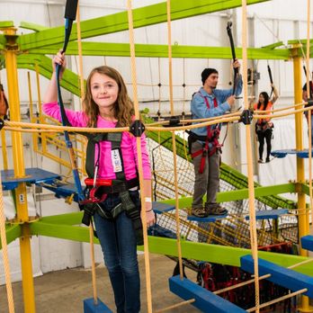 Hoopla's Xtreme - In Door Ropes Course with Skyrail - Trampoline Parks Near Me - Selinsgrove, Pennsylvania Hoopla's Xtreme - In Door Ropes Course with Skyrail - Trampoline Parks Near Me - Selinsgrove, Pennsylvania