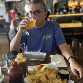 Lovecraft - Drinking a Rogue Pale Ale. I'm from the PNW, so that's always fun! He's even wearing a shirt from a tavern from St Helens OR. - Beer Bar Near Me - Phoenix, Arizona Lovecraft - Drinking a Rogue Pale Ale. I'm from the PNW, so that's always fun! He's even wearing a shirt from a tavern from St Helens OR. - Beer Bar Near Me - Phoenix, Arizona