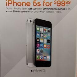 Airwave-Communications - Apple iPhone 5s 16GB $99.99 when you switch to Boost Mobile $50 UNLIMITED GIGS.