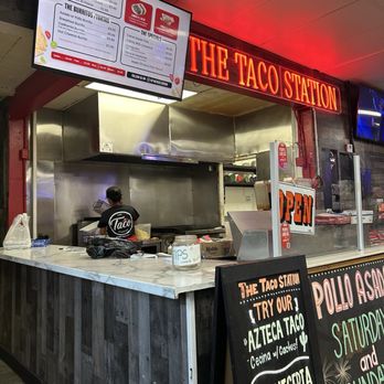 The Taco Station - The Taco station, You can see the lady pulling out fresh fries for the Asada fry assemble - Tacos Near Me - Tustin, California