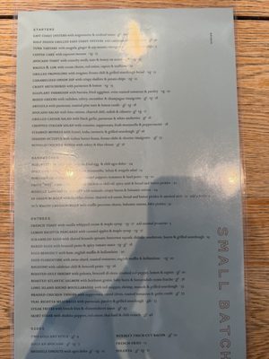 Menu photo 1 Small Batch Garden City, NY