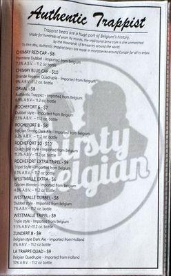The Thirsty Belgian by null