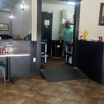 Kay's Cafe' -  a view of the kitchen from the dining room - American Near Me - Pembroke, North Carolina