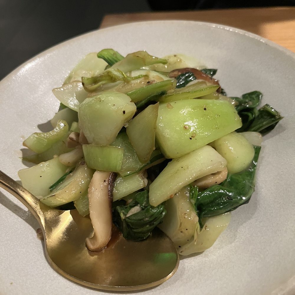 Slanted Door - Stir fried baby bok choy - Vietnamese Near Me - Napa, California Slanted Door - Stir fried baby bok choy - Vietnamese Near Me - Napa, California