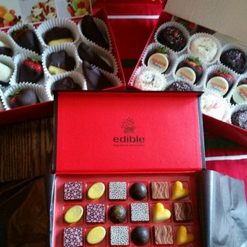 Edible Arrangements - a variety of chocolates in a red box - Chocolatiers & Shops Near Me - Chicago, Illinois Edible Arrangements - a variety of chocolates in a red box - Chocolatiers & Shops Near Me - Chicago, Illinois