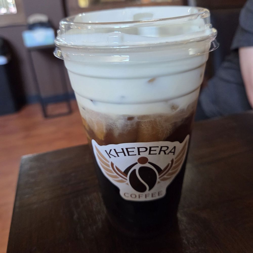 Khepera Coffee - Toasted Marshmallow Cold Brew Brown Sugar Cold Foam - Coffee & Tea Near Me - Oswego, New York Khepera Coffee - Toasted Marshmallow Cold Brew Brown Sugar Cold Foam - Coffee & Tea Near Me - Oswego, New York